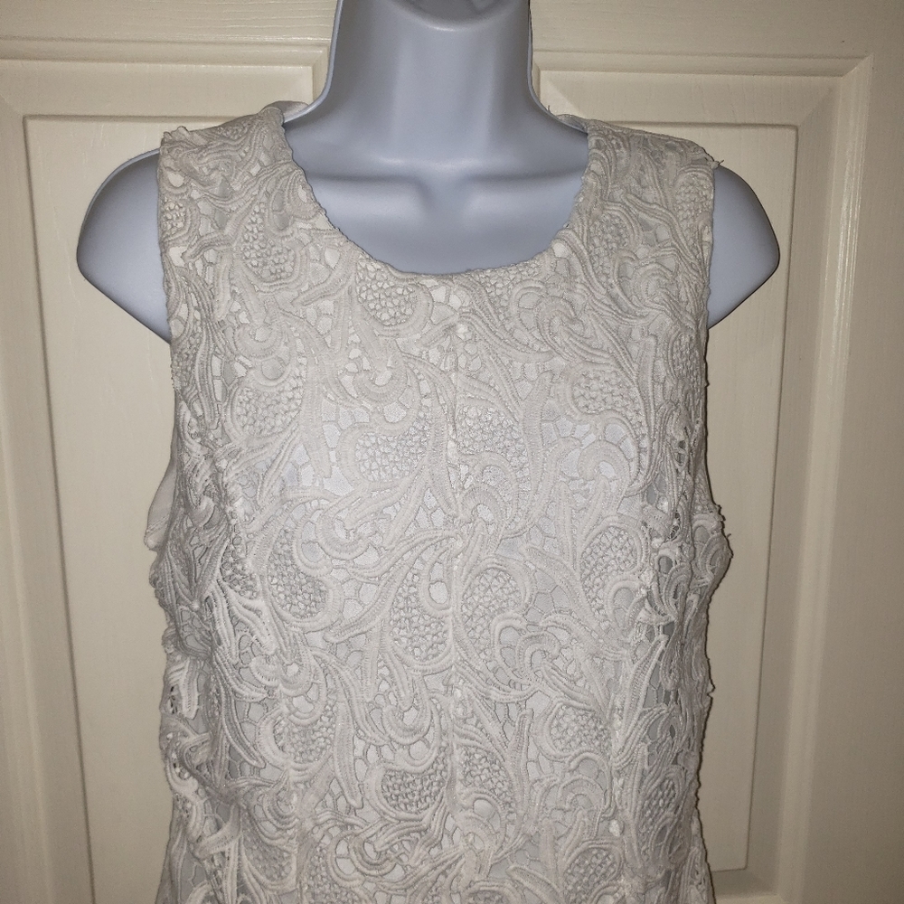Jade & Julie Blouse Sleeveless M White